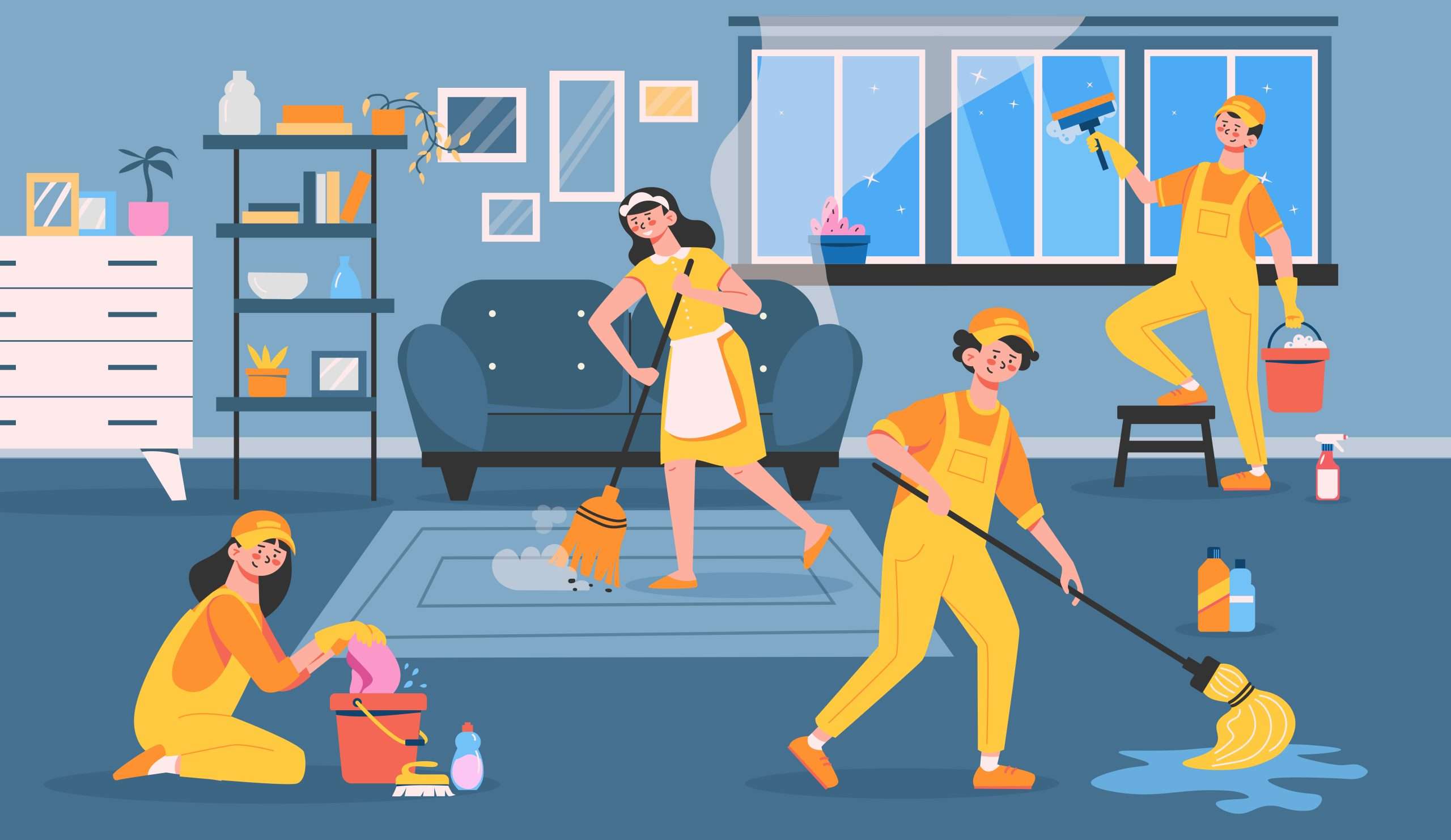 hire expert villa cleaning services