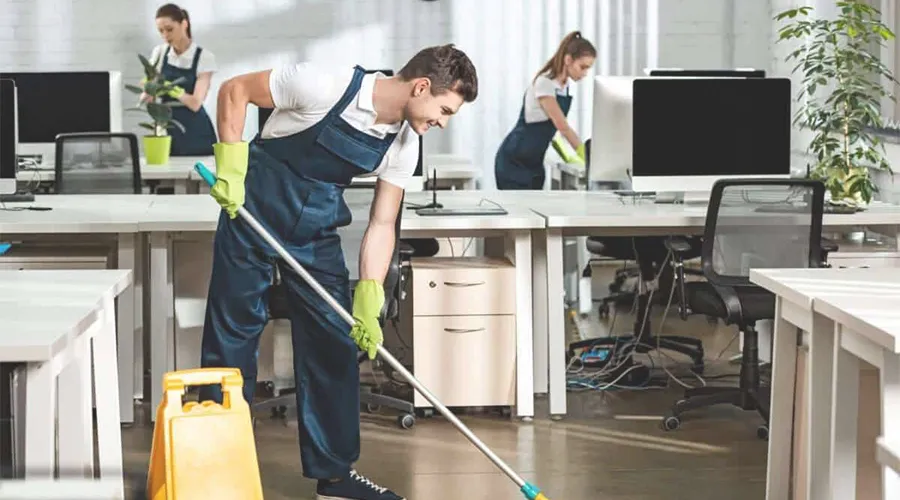 Professional deep cleaning team in Dubai